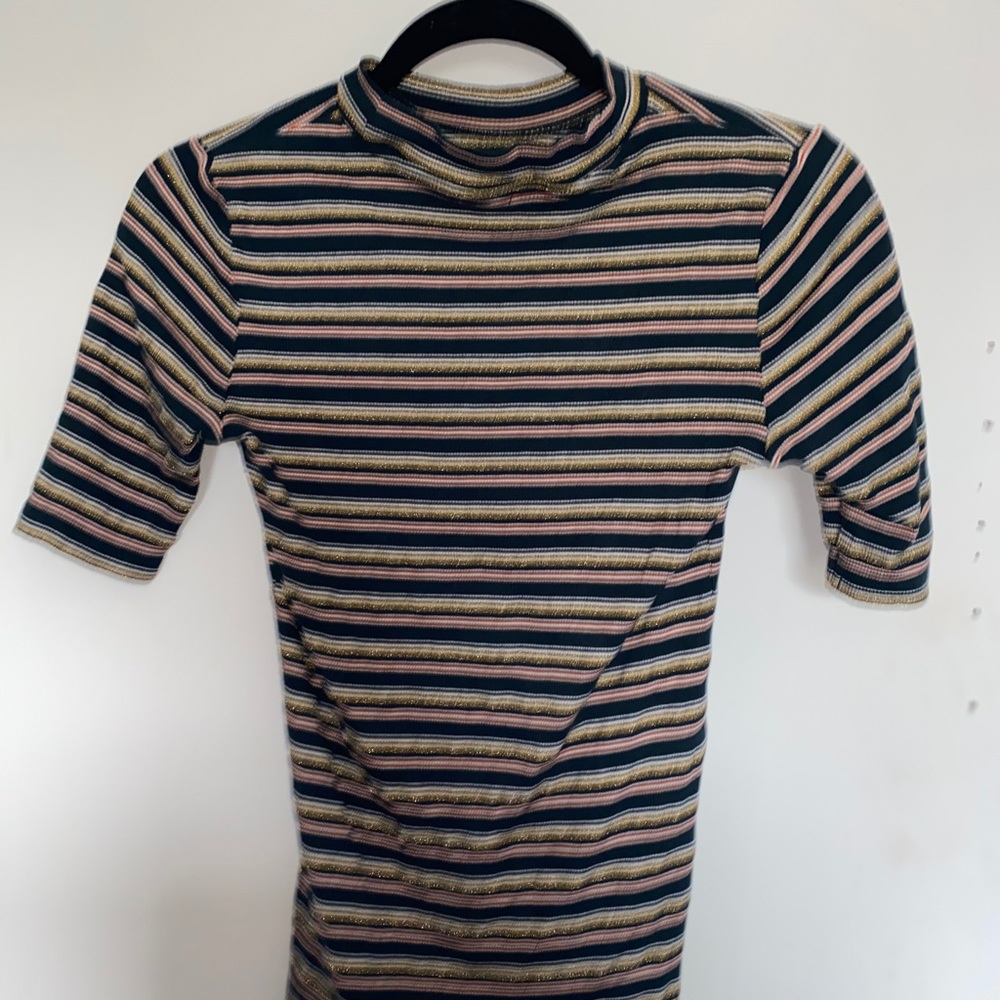 mock neck top